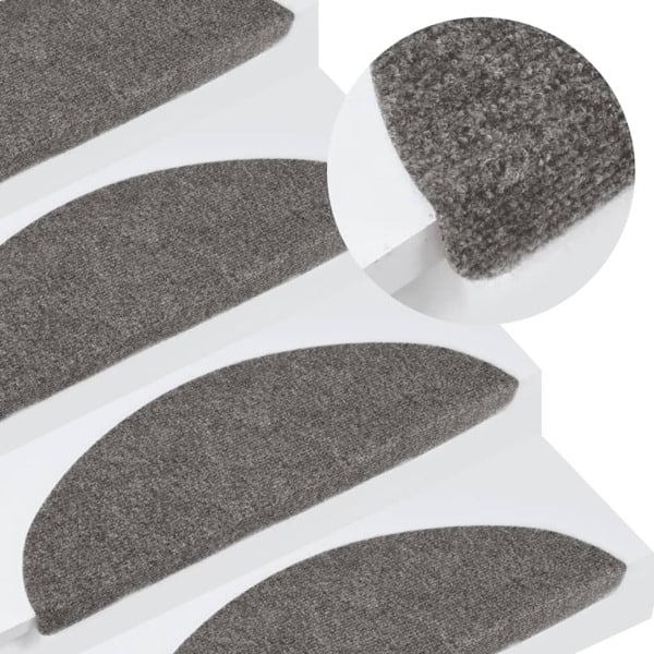 vidaXL Portamatot itseliimaavat 15 kpl 56x17x3 cm harmaa gray 1650