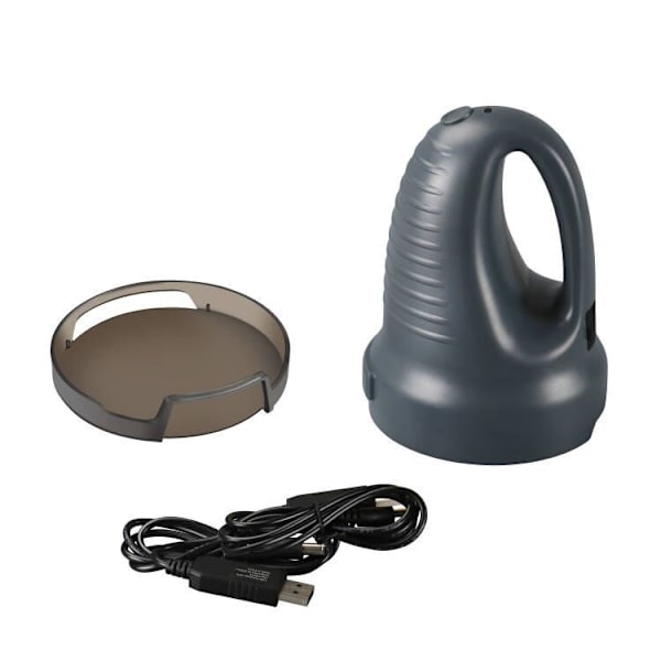 Sähköinen lumis- ja jääkaavin kannettava sähköinen kaavin USB-latauksella Gray