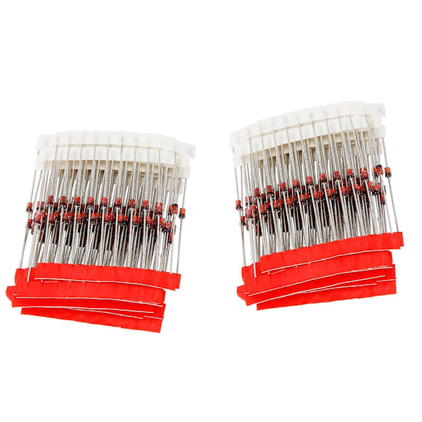 1W (3V till 33V) 250 st 25 Värden 1W Zenerdiod Blandad Kit Sortiment Set