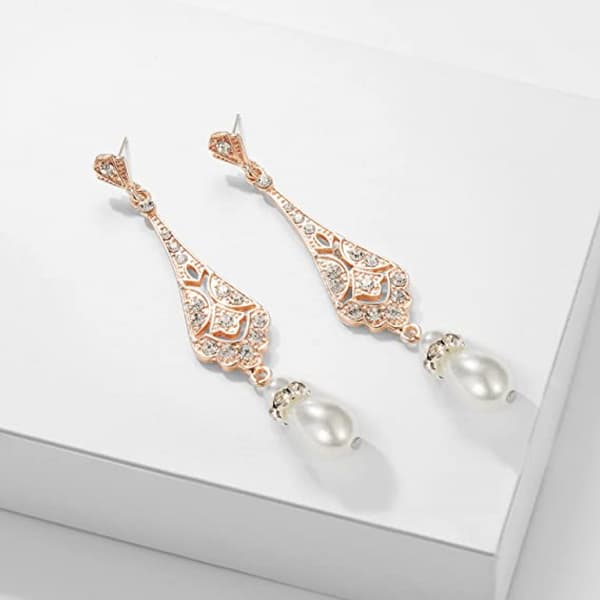 Flapper Art Deco Gatsby örhängen 20-tal Flapper Gatsby Accesso