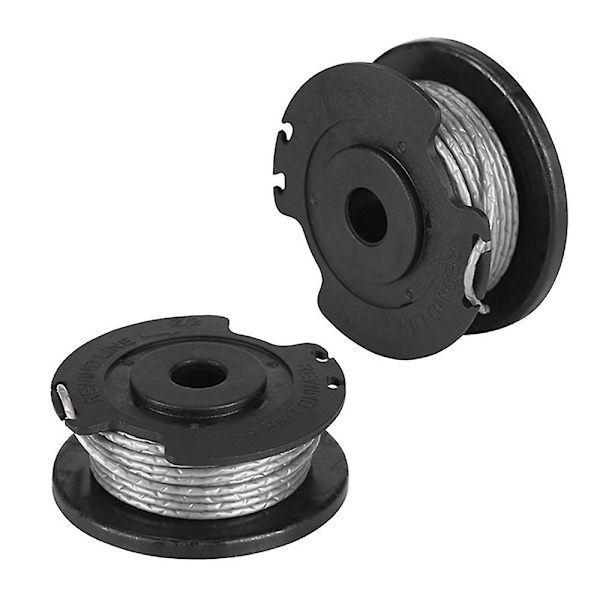 6-pak F016800569 Trimmertråd og spole til Bosch EasyGrassCut 23, 26, 18, 18-230, 18-260, 18-26 Udskiftning Black