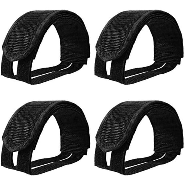 Bike Straps Pedal(4Pcs),2 Pair Bike Pedal Straps Pedal Toe Clips