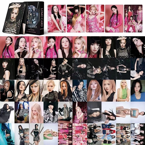 KPOP SET 54 LOMO KORT BLACKPINK BORN PINK-FA3- 1