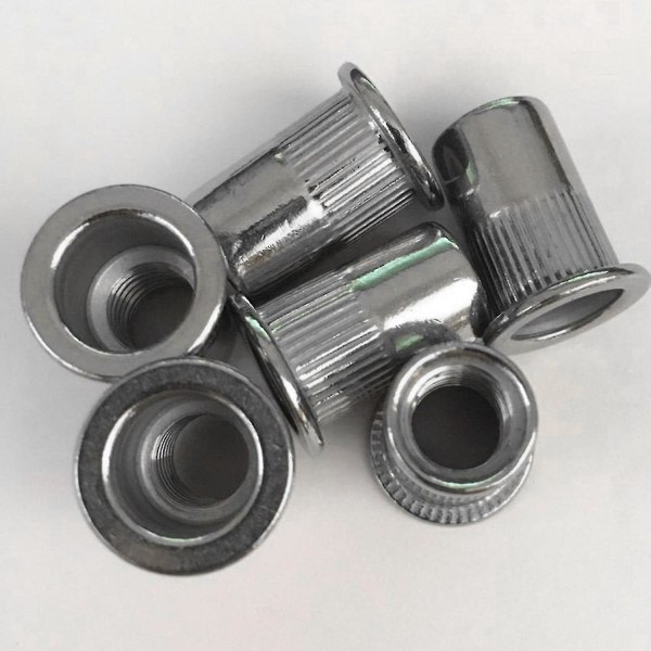 30 stk M8 nittemuttere mindre stålgjengede nitinnleggmutter M8-1,25 mm
