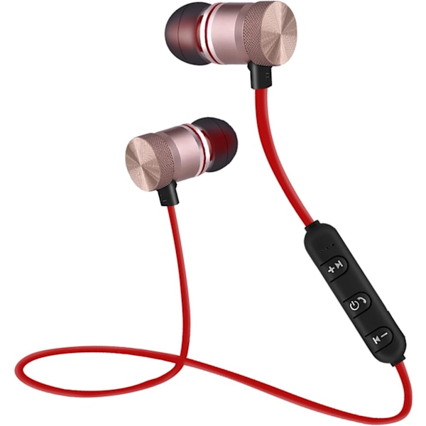 Langattomat kuulokkeet Kuulokkeet Langaton Bluetooth-magneetti Langattomat Bluetooth-urheilukuulokkeet Kuulokkeet Androidille Musta (Kulta)