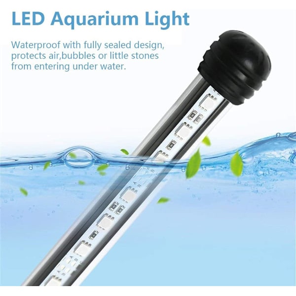 LED akvariebelysning undervandsbelysning toplys