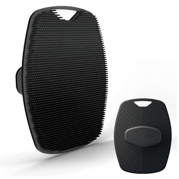 Silikone Body Scrubber Dusch Scrubber SVART SVART Black