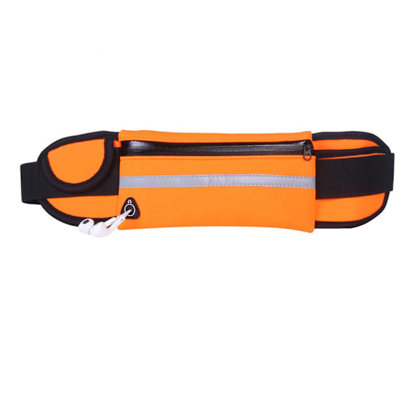 JENSEN Löparbälte (Midjeväska) - Justerbart S till XL VATTENTÄT Orange