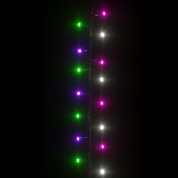 Kompakt ljusslinga med 400 LED flerfärgad pastell 13 m PV