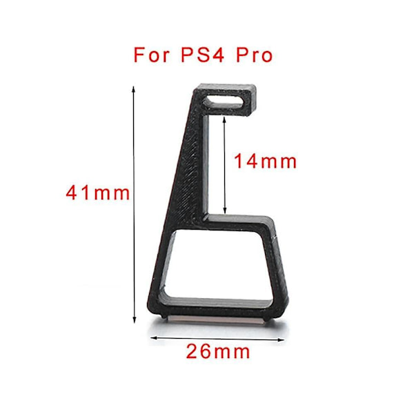 4 stk. PS4 Tilbehør Beslag til Playstation 4 til Slim Pro Fødder Stativ Konsol Horisontal Holder Spillemaskine Køleben Ps4 slim