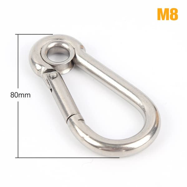 M4 M5 M6 M7 M8 Karbinhake i rostfritt stål Karbinkrok med-FA- M6X60mm