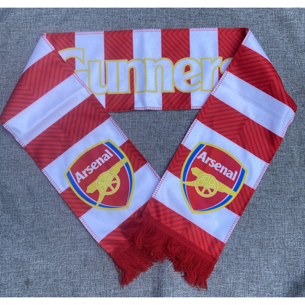 Mub- Fans Real Madrid Liverpool Miami Bibs Halsdukar Fotbollsfans Höst Och Vinter Heja Handviftande Halsduk G Arsenal stripes