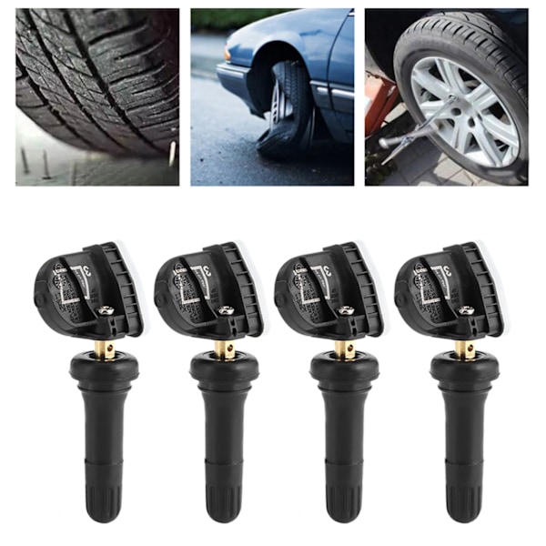 4 kpl Renkaiden paineen seurantajärjestelmän antureita TPMS 2036832 Sopii Ford Ecosport/Fiesta/Focus