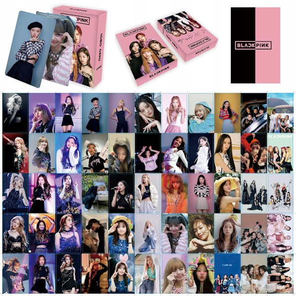 55 KORT LOMO KPOP BLACKPINK VERDENSTUR FOTOKORT SETT-FA3- 1