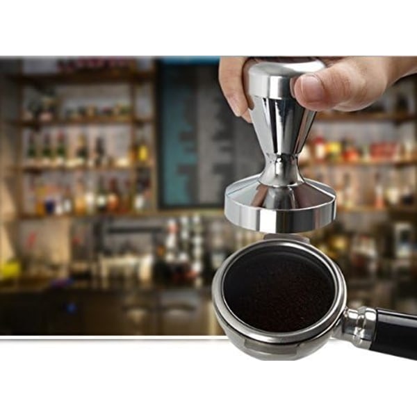 51mm Sort Kaffe Tamper, Sort Espresso Tamper 51mm, Tamper 51mm 2 tommer