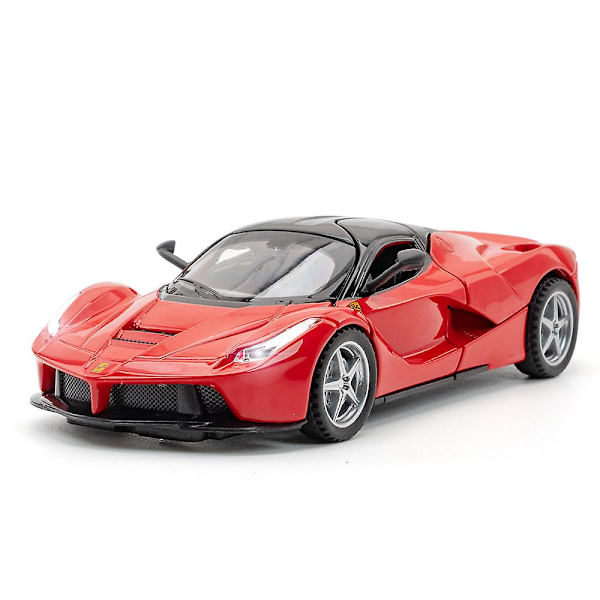 1:36 Ferrari Sportsbil Modell Legering Modellbil Lekebil Red