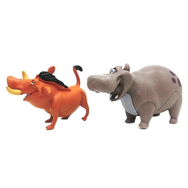 12 st/set Disney Lejonkungen Lejonvakt Actionfigur Playset Simba Timon Pumbaa PVC Dockor Leksaker Barn Julklappar-FA-
