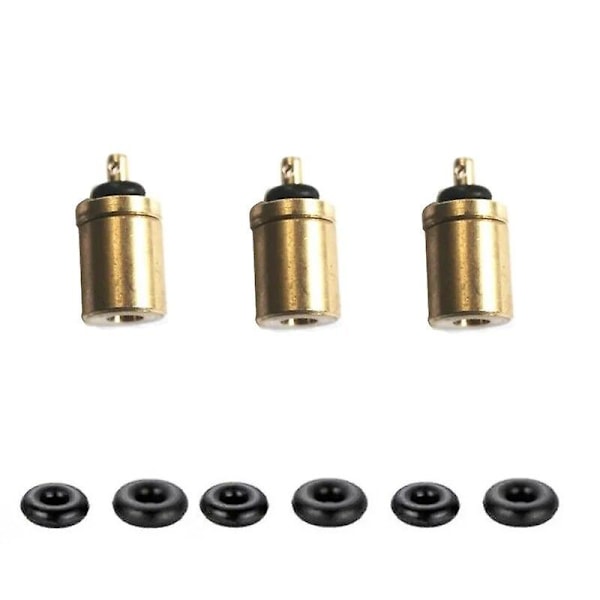 Adapter för gaspåfyllning Påfyllning av butanbehållare Utomhuscampingspis Gascylinder Gastank Brännare tillbehör Mini uppblåsningsventilC[C] 3pcs