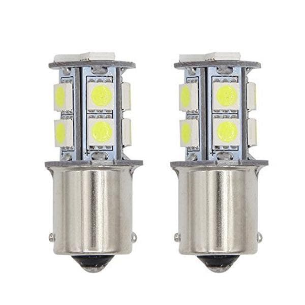 Ba15s r5w r10w 1156 LED-lampor 3000K varmvit 2-pack .-FY-