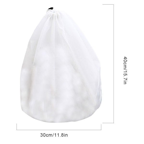 Mesh Tvättpåse Reseförvaringsväska Tyg Tvättpåse 30*40cm Grovt Nät Coarse net