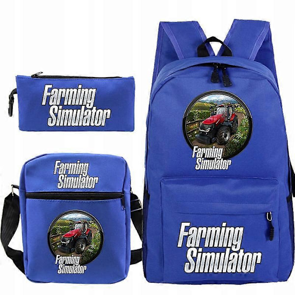 Farming Simulator Sæt Rygsæk Taske Penalhus-FA11-