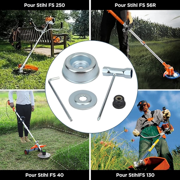 Universal buskrydderhovedmøtriksæt, til Stihl buskrydder FS55 FS