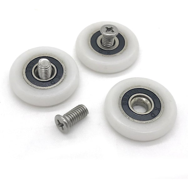 8 suihkuoven rullaa pyörät juoksupyörät hihnapyörät rulla 25mm 25mm