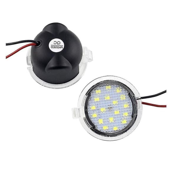 2 stk 18 LED Under Speil Puddle Lys for Ford Mondeo S-Max Edge Explorer F-150-FA-