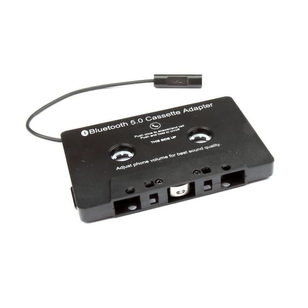 Bilstereo Bluetooth Kassette Modtager Båndoptager Bluetooth 5.0 Kassette Aux Adapter Sort-XF17-