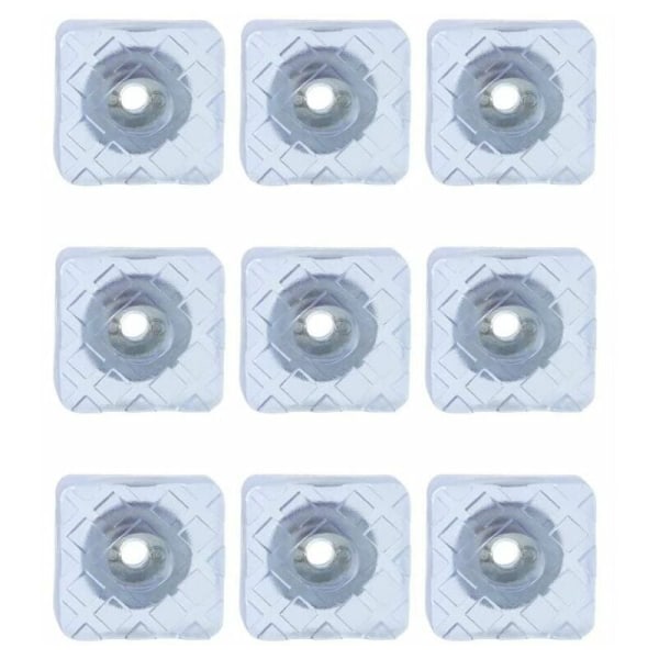 Havemøbler Stol Skridsikre gummifødder 30 mm 30 mm gulvbeskyttelsespuder 10 stk. hvid
