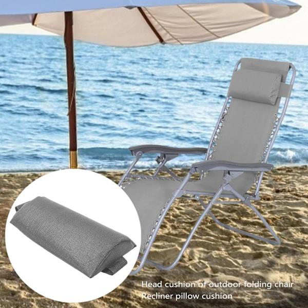 Solstol nackkudde, solstol nackstöd, ergonomisk solstol nackkudde, avtagbar solstol nackkudde för