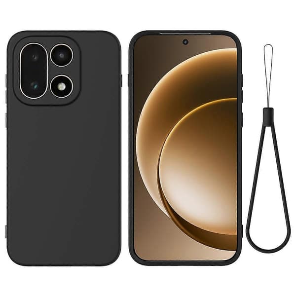 Kompatibel med OnePlus 15 5G flytande silikonfodral med handrem-FA-