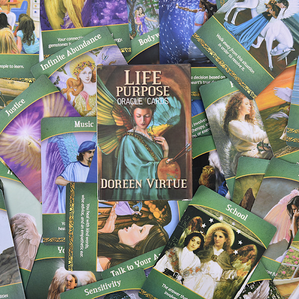 Tarot-kortit Pöytäpakka Lautapeli Oracle-kortit Elämän Tarkoitukseen