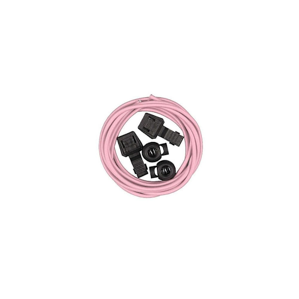 Elastiska Skosnören (Med Dragsko) Längd: 100cm Rosa
