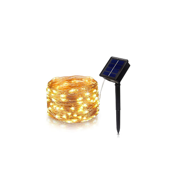 LED kobberguirlande 10M-LED lysguirlande 100 LED romdekorasjon