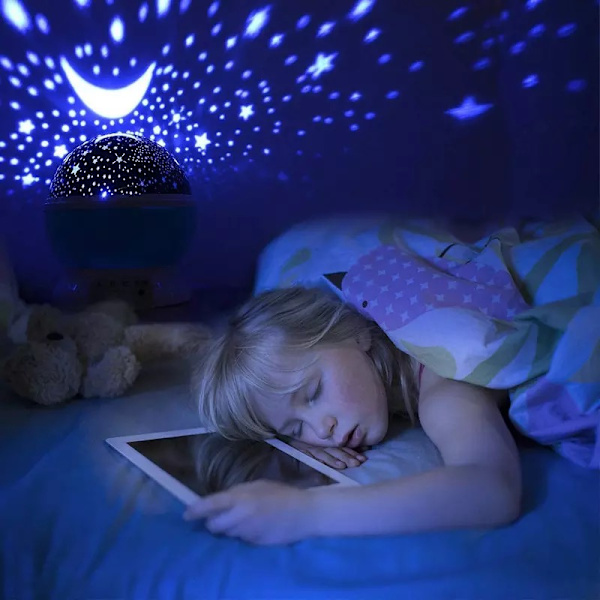 Nattlampe med stjernehimmel