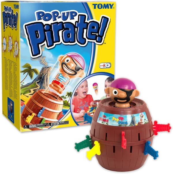 Pop Up Pirate Classic T7028 brettspill, engelsk versjon, fra 4 år-FA-