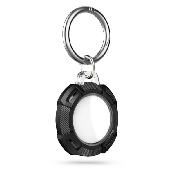 Robust og støtsikker AirTag-deksel med karbon-design black