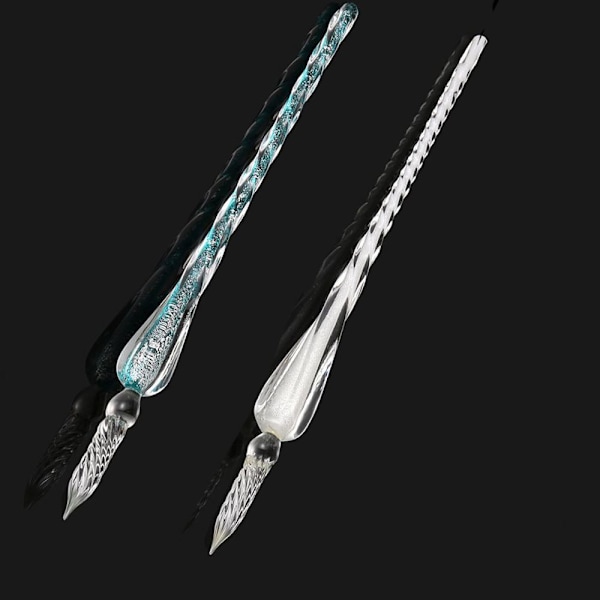 2st Dip Pen Glas Drip Fountain Pennor