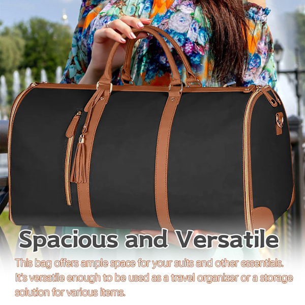 Reiseveske for dress, sammenleggbar Brun