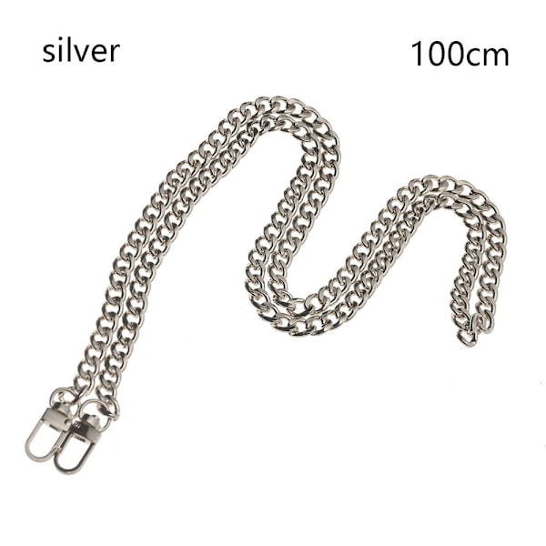 Axelremmar Väska Kedja SILVER 100CM - rea silver