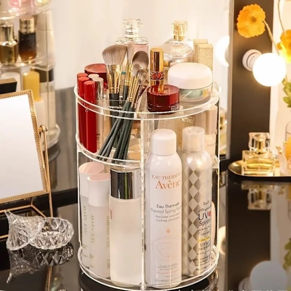 Roterende Makeup Stativ Organizer transparent 745