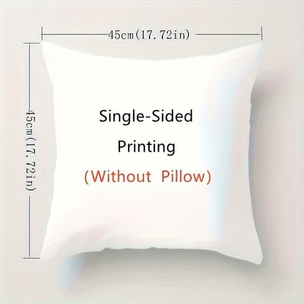 4-pack Jul Kuddfodral – Tomte & Snögubbe, Vintage Geometriskt Mönster, Polyester med Dragkedja-FA-