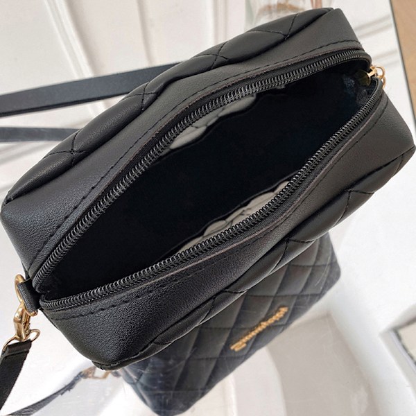 Mode Casual Crossbody-väskor för damer Lyxiga tofs Black