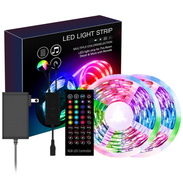 Led lyslist Fargeskiftende lys for soverom med 44 knapper Re