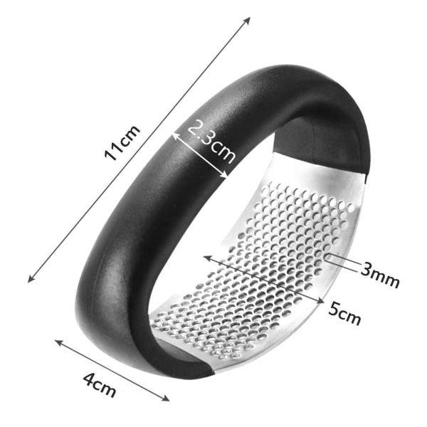 2 stk. Hvidløgspresser i rustfrit stål