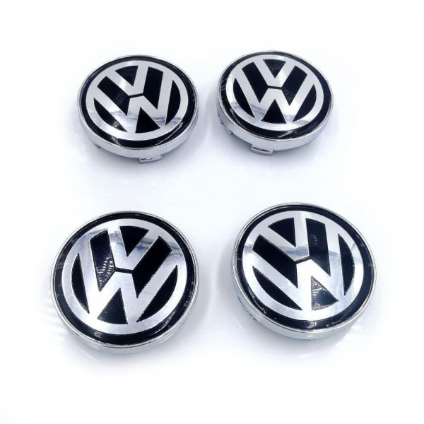 Centrumkåpor VW10 60MM for Volkswagen Bildäck 4-Pack 60