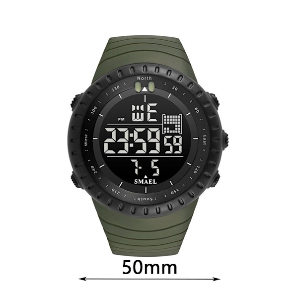 Ur LED Digital Armbåndsur KHAKI khaki