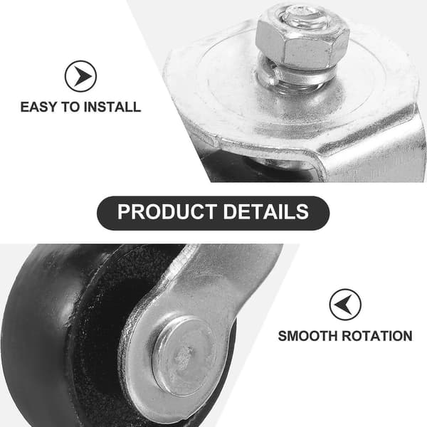 Wheel for Floor Jack 2 Ton, Replacement Wheel for Horizontal Jack, Car Accessories-FA-
