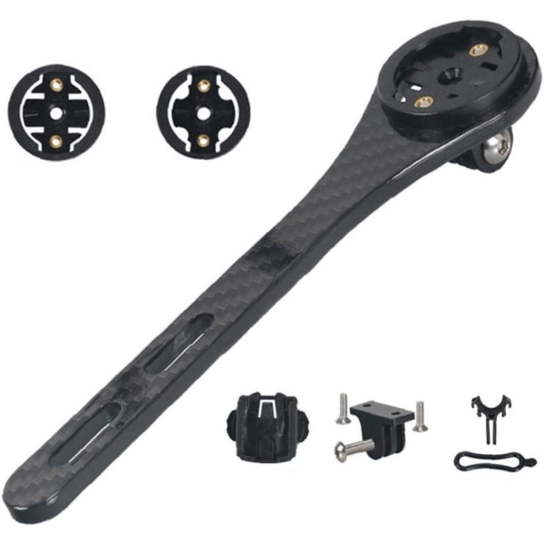 Computer Cykel Styr Carbon Fiber Montering Speedometer Håndtag Holder